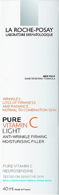 Крем-філлер для обличчя La Roche-Posay Pure Vitamin C Light 40 мл (3337872413704) - зображення 2