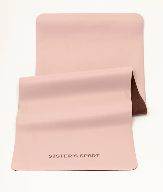 Коврик для йоги Sister's Sport Peony Пудровый (4820227782475) - изображение 3