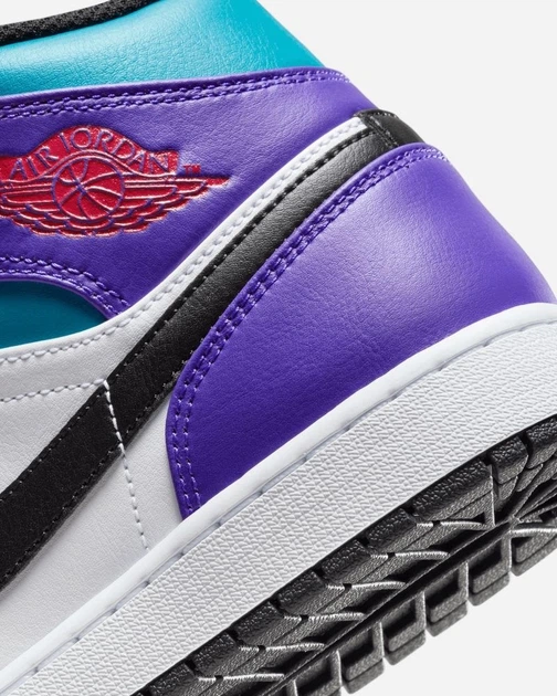 Кроссовки мужские Jordan Air 1 Mid 46 Комбінований DQ8426-154 - Фото 5 Кроссовки мужские Jordan Air 1 Mid 46 Комбінований DQ8426-154 - изображение 5