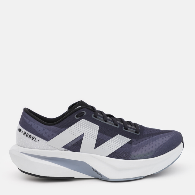 Акція на Чоловічі кросівки для бігу New Balance FuelCell Rebel V4 MFCXLK4 43 (9.5US) 27.5 см Чорний/Сірий від Rozetka