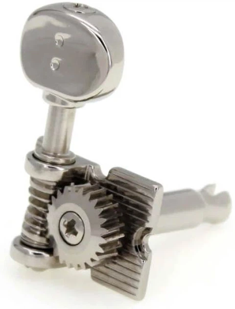 Колки для электрогитары Graph Tech PRN-4624-N0 Ratio Electric 6-in-line Waffle, Vin. Nickel - Фото 5 Колки для электрогитары Graph Tech PRN-4624-N0 Ratio Electric 6-in-line Waffle, Vin. Nickel - изображение 5