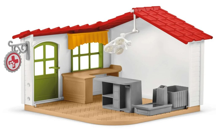 Ігровий набір Schleich FARM WORLD Ветеринарна практика з домашніми тваринами 42502 (4059433572970) - зображення 6