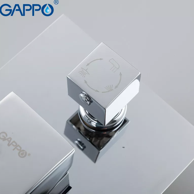 Встроенная душевая система GAPPO G7107-20, хром - изображение 3
