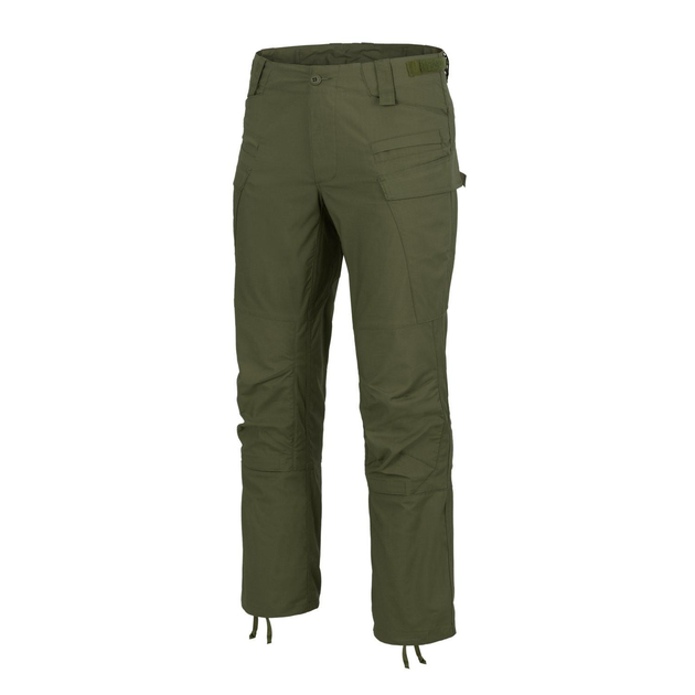 Тактичні штани Helikon-Tex SFU NEXT MK2 POLYCOTTON STRETCH RIPSTOP Олива L/regular - зображення 1