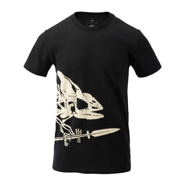 Футболка з логотипом Helikon-Tex T-Shirt (Full Body Skeleton) - Чорний XXL - зображення 2