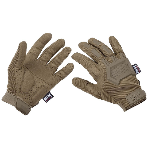 Рукавички тактичні MFH Tactical Gloves Action Coyote L - изображение 1