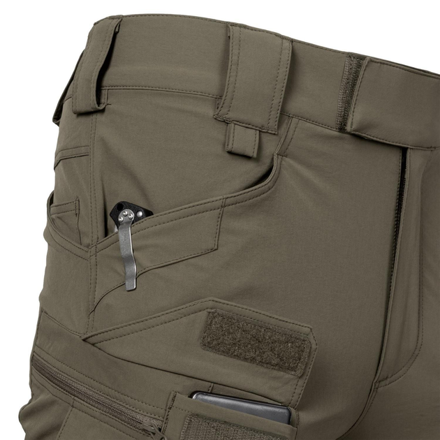 Тактичні штани Helikon-Tex OTP (Outdoor Tactical Pants) VersaStretch Lite Taiga Green L/short - изображение 2