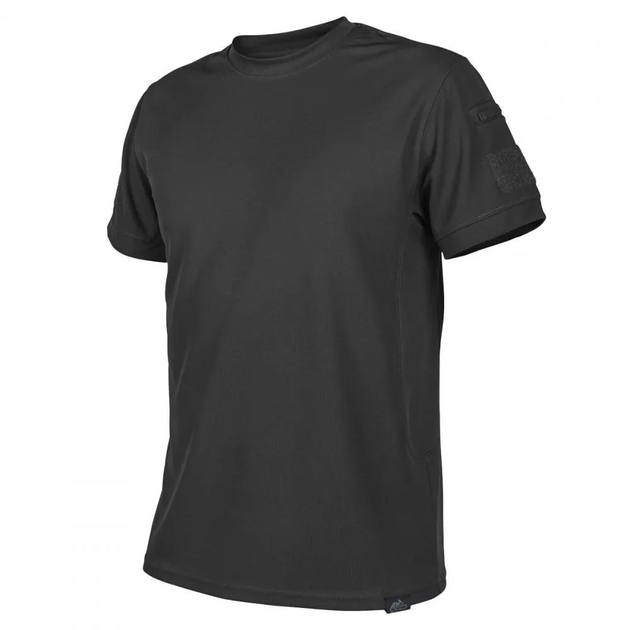 Футболка тактична Tactical T-Shirt TopCool Lite Helikon-Tex Чорний S - зображення 1