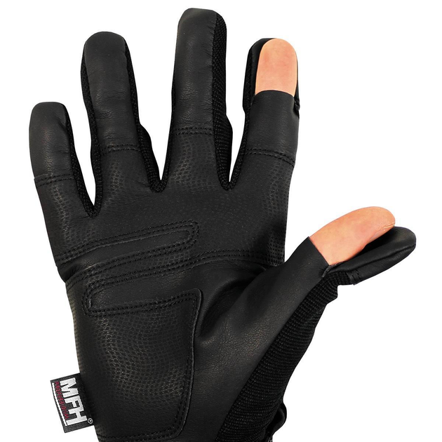 Рукавички тактичні MFH Tactical Gloves Mission - Black XXL - изображение 2