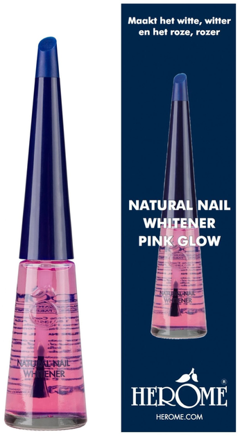 Wybielacz do paznokci Herome Natural Nail Whitener Pink Glow 10 ml (8711661022202) - obraz 2