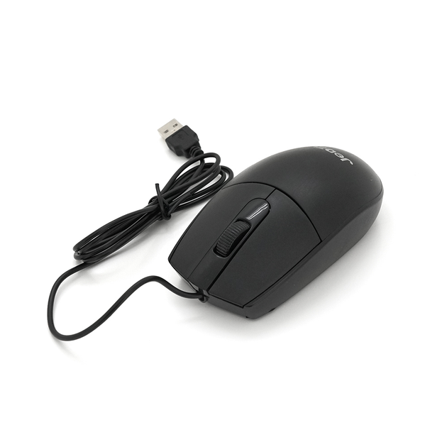 Мышь проводная JEDEL W230+, 1000DPI, Black, Box – фото, отзывы ...