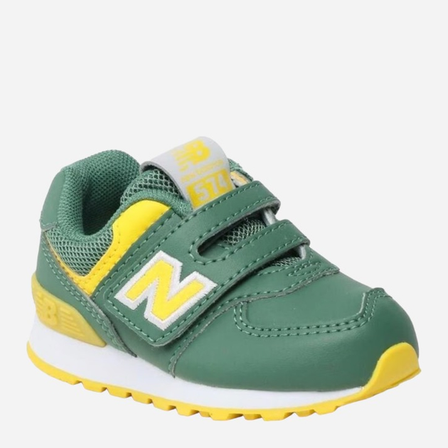 Buty sportowe chłopięce New Balance 574 IV574CJ1 26 (9US) Zielony/Żółty (196307118279) - obraz 2