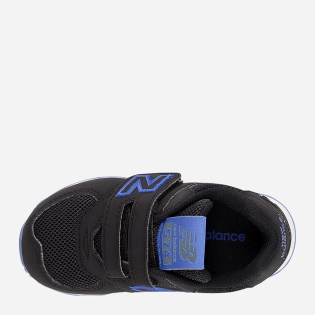 Buty sportowe chłopięce New Balance 574 IV574IG1 22.5 (6US) Czarne z jasnoniebieskim (196307215169) - obraz 3