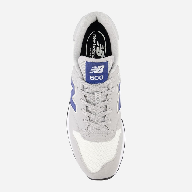 Чоловічі кросівки New Balance 500 GM500MO2 44.5 (10.5US) Світло-сірі (196941314969) - зображення 3
