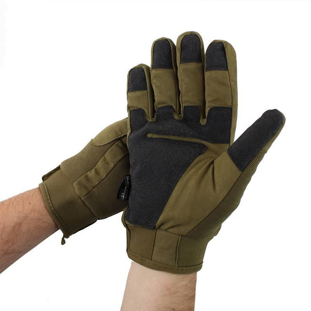 Перчатки армейские зимние S Олива MIL-TEC ARMY GLOVES WINTER S OLIV (12520801-902-S) - изображение 2