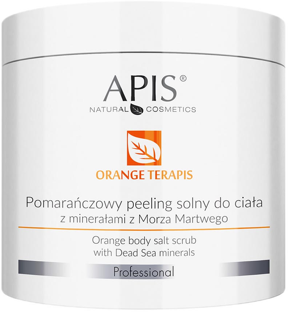 Peeling do ciała Apis Orange Terapis pomarańczowy solny z minerałami z Morza Martwego 700 g (5901810000196) - obraz 1