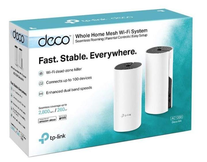 WiFi Mesh система TP-Link DECO M4 2-pack (AC1200) - комплект