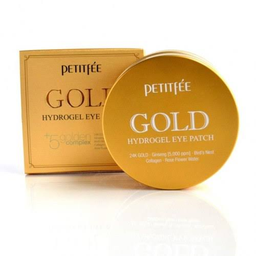 Гідрогелеві патчі для очей з золотим комплексом +5 та колагеном Petitfee Gold Hydrogel Eye Patch, 60 шт - Фото 1 Гідрогелеві патчі для очей з золотим комплексом +5 та колагеном Petitfee Gold Hydrogel Eye Patch, 60 шт - зображення 1
