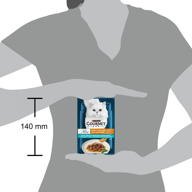 Консервированный корм Purina Gourmet Perle Mini Fillets Tuna C тунцом 85 г (8445291188341) - изображение 3
