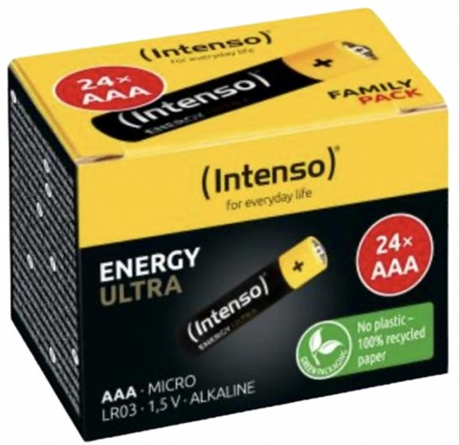 Alkaliczne baterie Intenso Energy Ultra AAA LR03 24 szt (7501814) - obraz 1