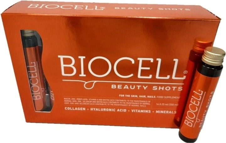 Suplement diety Valentis Biocell Beauty Shots 14 szt (7640153061171) - obraz 2