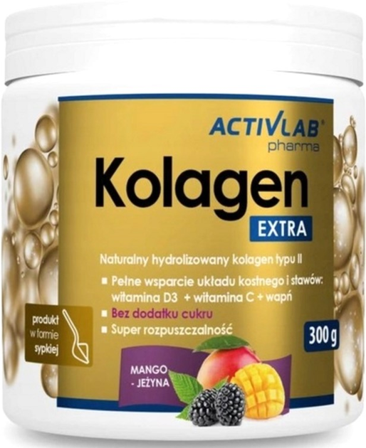 Kolagen Activlab Extra Jeżyna-mango 300 g (5903260900859) - obraz 1