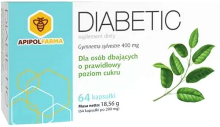Suplement diety Farmina Diabetic 64 caps (5903780032016) - obraz 1