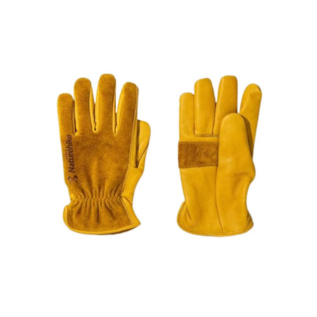 Перчатки кожанные Leather Naturehike ХL NH20FS041 желтый - изображение 1