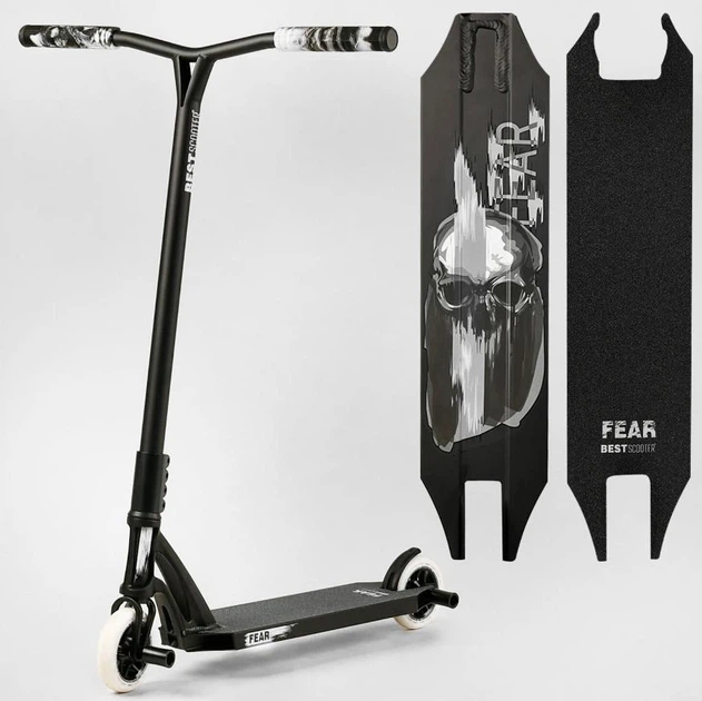 Трюковий самокат Best Scooter - МТ-30377 із серії "FEAR", SCS-система. - Фото 1 Трюковий самокат Best Scooter - МТ-30377 із серії "FEAR", SCS-система. - зображення 1