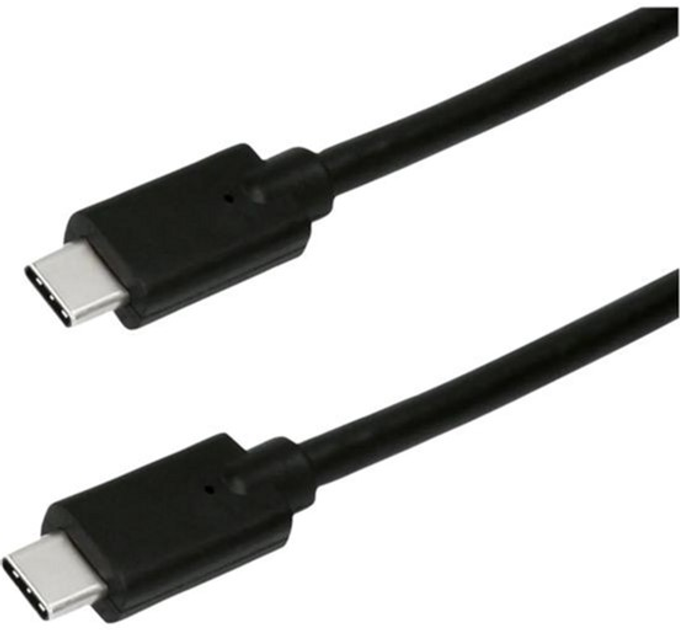 Kabel Captiva USB Type-C - USB Type-C 100W 1.5 m Black (4046373803011) - obraz 1