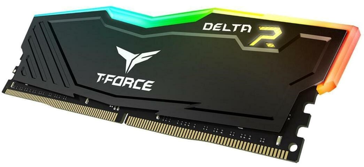 Pamięć Team Group DDR4-3600 16384MB PC4-28800 (Kit of 2x8192) T-Force Delta RGB Black (TF3D416G3600HC18JDC01) - obraz 3