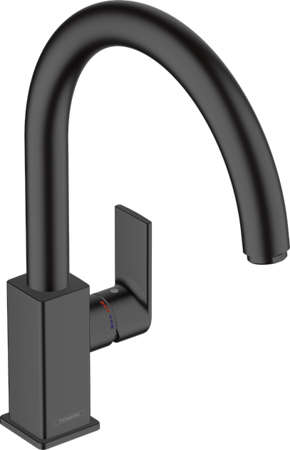 Смеситель для кухни HANSGROHE VERNIS BLEND 71871670, черный матовый - Фото 1 Смеситель для кухни HANSGROHE VERNIS BLEND 71871670, черный матовый - изображение 1