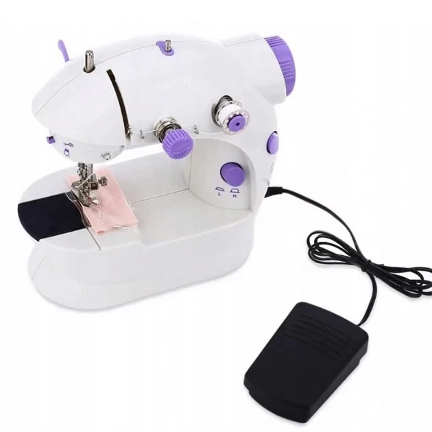 Портативна швейна машинка 4 в 1 Mini Sewing Machine SM201A Біла (kt0030) фото, відгуки