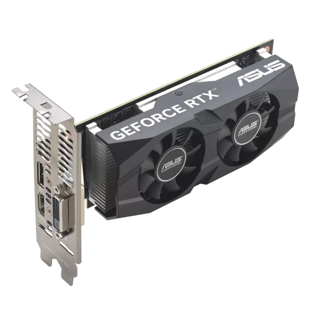 Видеокарта Asus NVIDIA RTX 3050 6ГБ GDDR6/14000 МГц (RTX3050-O6G-LP-BRK) - изображение 4