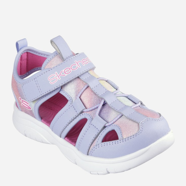 Sandały dziecięce dla dziewczynki ortopedyczne Skechers 303276L 31 Liliowe (197627804996) - obraz 2