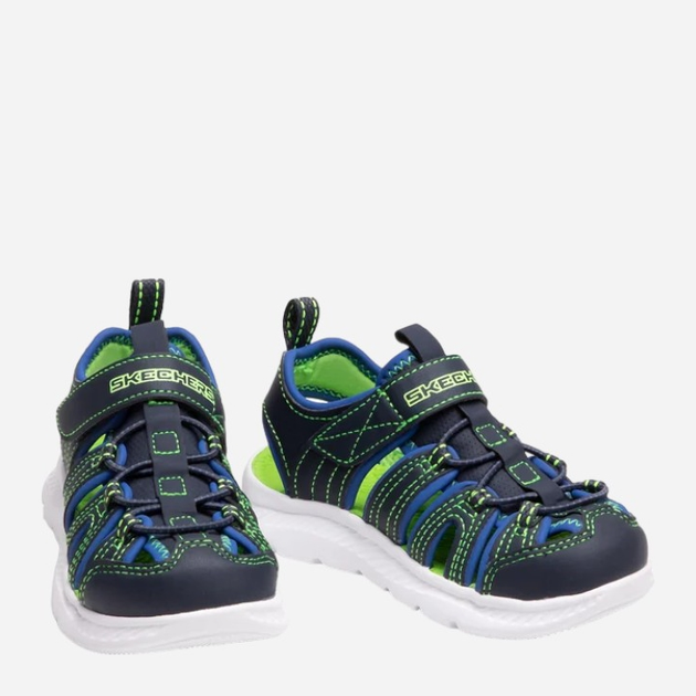 Sandały chłopięce ortopedyczne Skechers 400041L 39 Granatowe (194428408477) - obraz 3