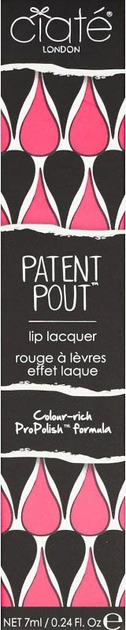 Szminka w płynie Ciate London Patent Pout Lip Lacquer Drama Queen 7 ml (5060359906700) - obraz 2