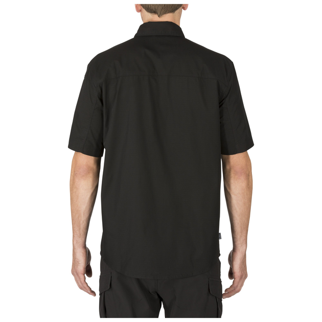 Рубашка тактическая с коротким рукавом 5.11 Stryke™ Shirt - Short Sleeve 2XL Black - изображение 2