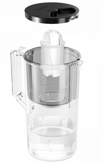 Dzbanek filtrujący Wessper AquaClassic Basic czarny - obraz 3