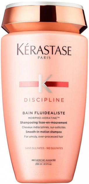 Szampon kąpiel Kerastase Paris Discipline Bain Fludealiste bez siarczanów wygładzający niesforne włosy 250 ml (3474636400195) - obraz 1