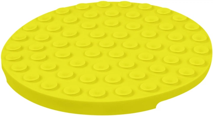 Килимок для злизування та повільного харчування WAUDOG Silicone 211х211х30 мм Жовтий (4823089367040) - зображення 3