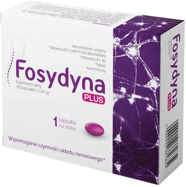 Suplement diety Aurovitas Pharma Fosydyna Plus 30 kapsułek (5902020661634) - obraz 1