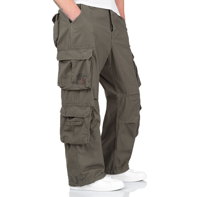 Брюки SURPLUS AIRBORNE VINTAGE TROUSERS M Olive - изображение 2