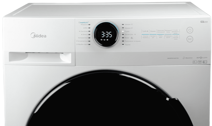 Інверторна пральна машина Midea MF200W80WB/W-UA - зображення 5