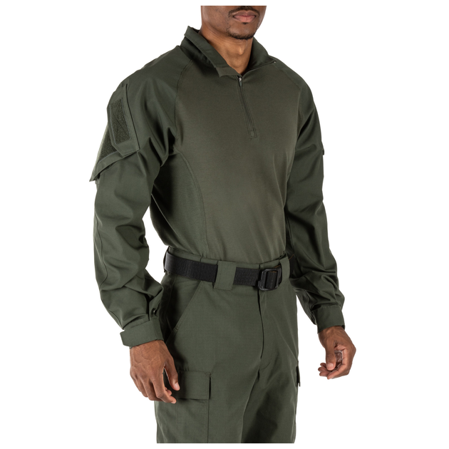 Рубашка тактическая под бронежилет 5.11 Tactical Rapid Assault Shirt XL TDU Green - изображение 2