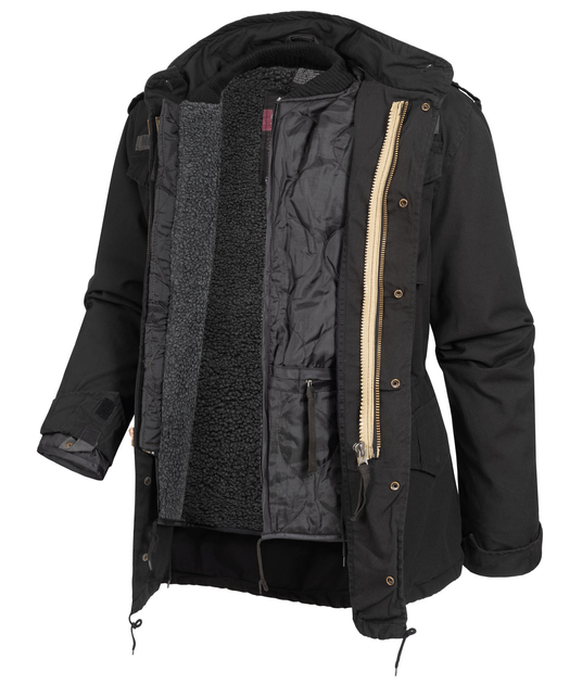 Куртка со съемной подкладкой SURPLUS REGIMENT M 65 JACKET S Black - изображение 2