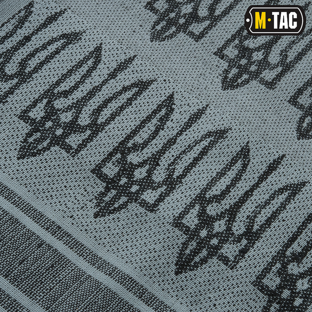 Шемаг шарф Тризуб з M-Tac Grey/Black - зображення 2