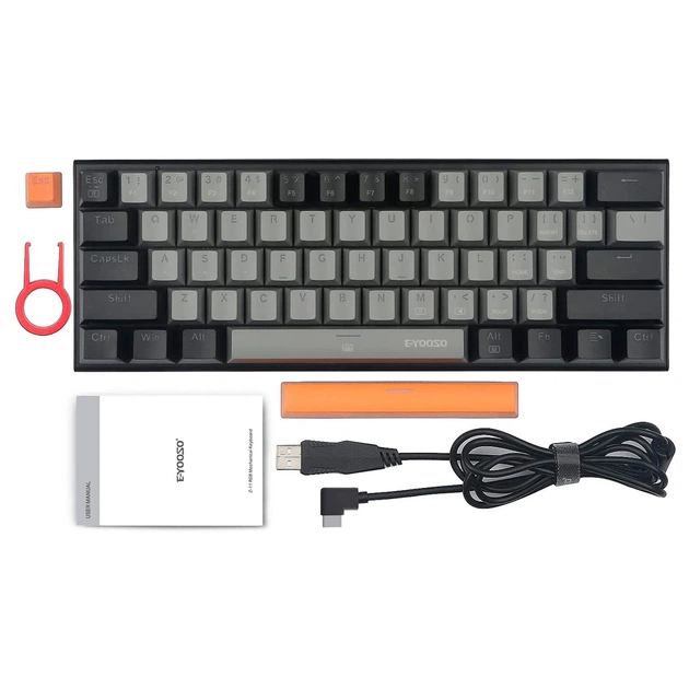 Клавиатура игровая E-YOOSO Z11 механическая проводная 61 клавиша
