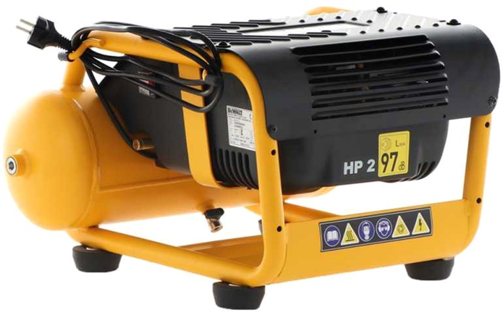 Компрессор воздушный поршневой безмасляный DeWalt 10 л, 1.5 кВт (DPC10RC) - изображение 3