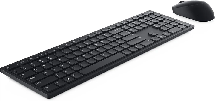 Комплект беспроводной клавиатура и мышь Dell KM5221W PRO / UKR / Black - Фото 4 Комплект беспроводной клавиатура и мышь Dell KM5221W PRO / UKR / Black - изображение 4
